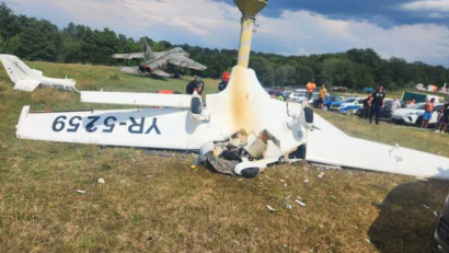 Un avion de mici dimensiuni s-a prăbușit în zona Orăștie; pilotul a murit