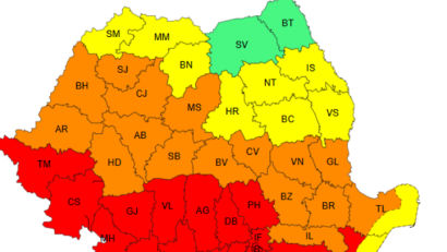 CONSTANȚA/TULCEA: Coduri roșu, portocaliu și galben de CANICULĂ!