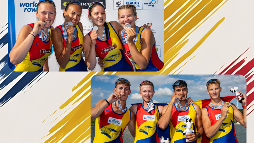 argint si bronz canotaj u23