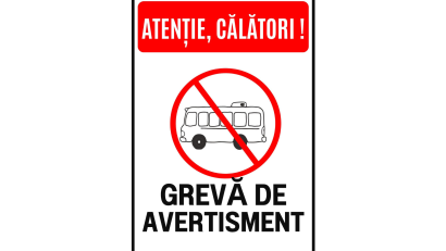 Grevă de avertisment la CT BUS. Autobuzele NU circulă, astăzi, între orele 7.30 și 9.30
