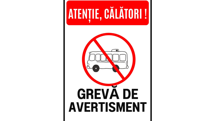 Grevă de avertisment la CT BUS. Autobuzele NU circulă, astăzi, între orele 7.30 și 9.30