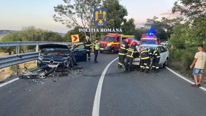 Județul TULCEA: Accident rutier grav. O persoană a fost rănită