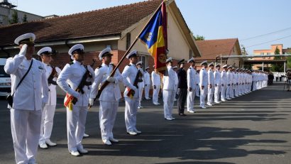 CONSTANȚA: Festivitate de absolvire la Școala Militară de Maiștri Militari a Forțelor Navale