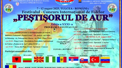 TULCEA: Începe Festivalul „Peștișorul de Aur”, ediția a XXXI-a