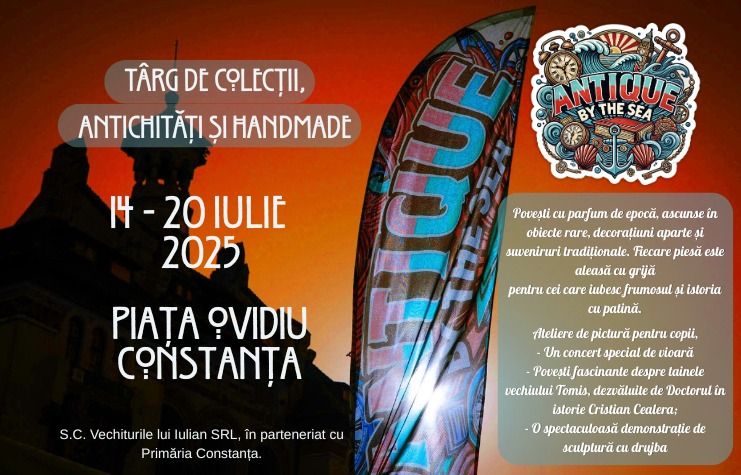 AUDIO | O nouă ediție Antique by the Sea, în Piața Ovidiu din Constanța