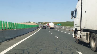 Accident pe A2, la Medgidia. Traficul pe autostradă spre Constanța este deviat
