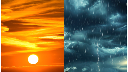 ANM: România, între temperaturi record pentru ultimii 50 de ani și furtuni violente