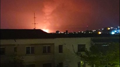 TULCEA: 12 apeluri la 112, din cauza bombardamentelelor rusești de azi-noapte asupra portului #Ismail