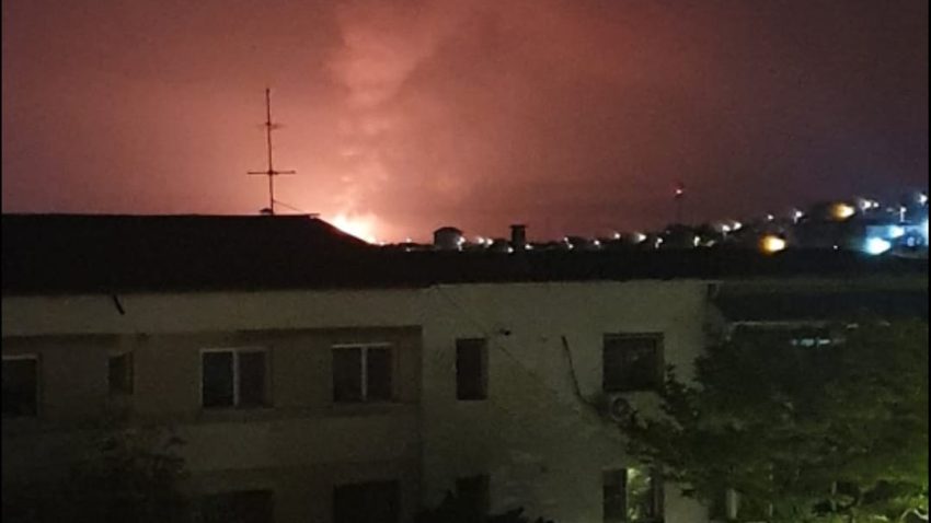 VIDEO | Un nou atac rusesc cu drone asupra portului ucrainean Ismail, de lângă granița cu România