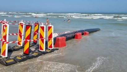 Primăria Năvodari va repoziționa conducta de deversare a apelor pluviale în Marea Neagră, după ce a fost amendată de Garda de Mediu
