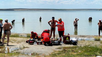 TECHIRGHIOL: Un bărbat a decedat după ce a fost scos inconștient din lac