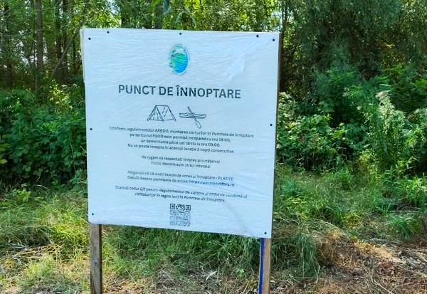 TULCEA: Toate cele 7 puncte de înnoptare de pe traseele de turism lent din Deltă sunt semnalizate