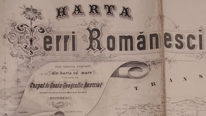Piesa de patrimoniu | Cel mai vechi document cartografic, tipărit în 1867, din colecția Bibliotecii Județene Constanța