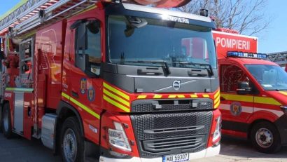 CONSTANȚA: Incendiu într-un apartament de bloc de pe strada Corbului