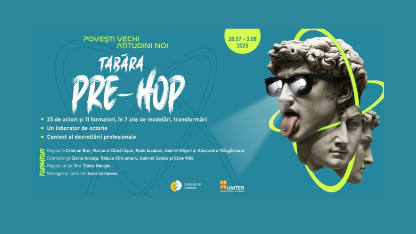 Tabăra Pre-HOP, laborator de creație pentru tinerii actori, are loc, în perioada 28 iulie – 3 august, la Constanța