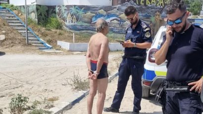 EFORIE NORD: Turist încătușat și amendat, după ce a ignorat avertismentele salvamarilor