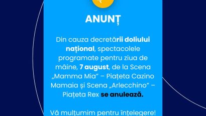 7 august, zi de doliu național. Evenimentele programate joi, în stațiunea Mamaia au fost anulate