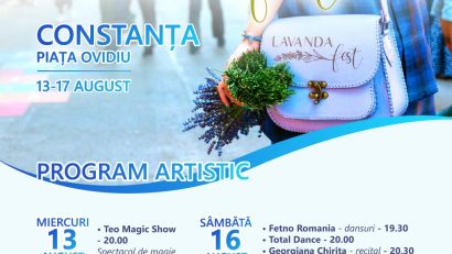 A început Lavanda Fest – Constanța 2025. Evenimentul are loc în Piața Ovidiu
