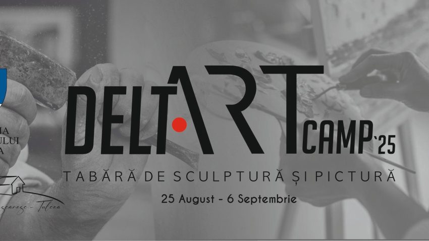 TULCEA: Tabăra de Sculptură și Pictură – Delta ArtCamp 2025, ediția a II-a, în Satul Pescăresc