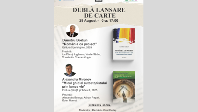 Dublă lansare de carte, la Biblioteca Județeană Constanța