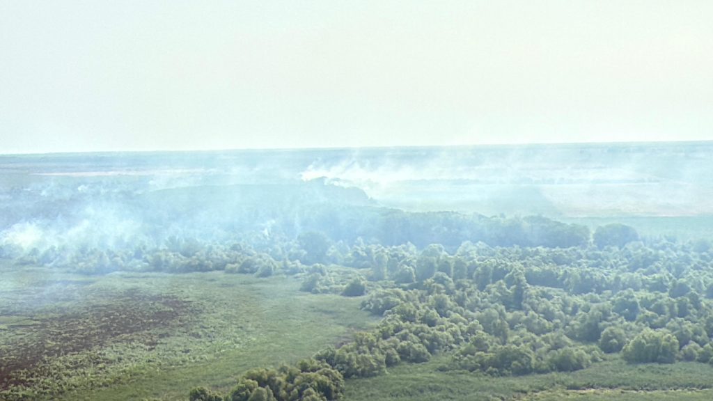 incendiu Chilia Veche - foto - ISU Tulcea