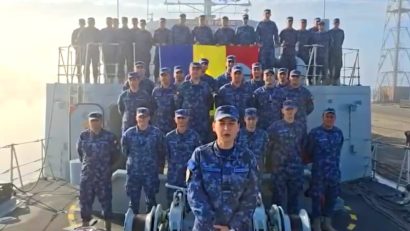 Marinarii militari aflați în misiune au transmis mesaje cu ocazia Zilei Marinei Române 2025
