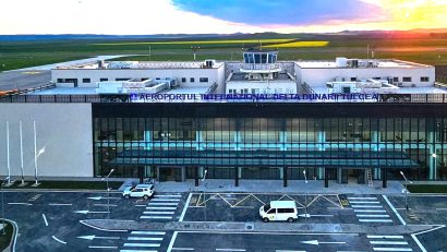TULCEA: Peste 60 de curse charter vor ateriza în septembrie pe Aeroportul Internațional „Delta Dunării”