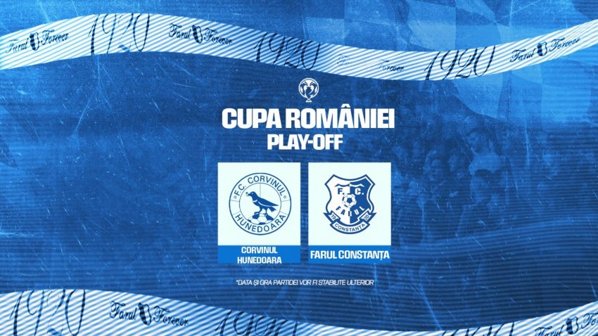 Farul Constanţa va întâlni pe Corvinul în Cupa României