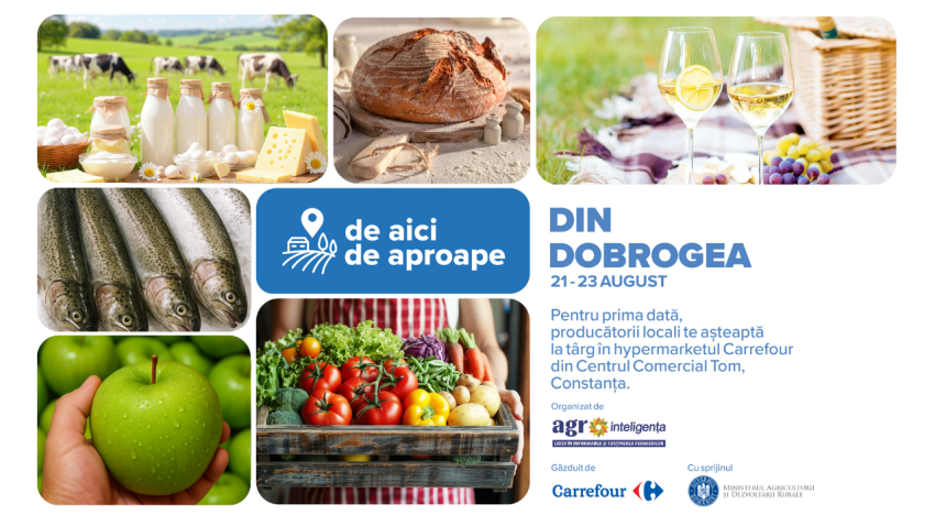 CONSTANȚA: Evenimentul „De aici, de aproape. Din Dobrogea”, deschis în prezența ministrului Agriculturii