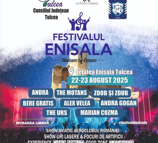 TULCEA: Festivalul „Enisala – Unitate la cetate” revine cu a treia ediție, la finele săptămânii