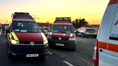 CONSTANȚA: Accident rutier cu 6 mașini implicate, soldat cu 3 victime