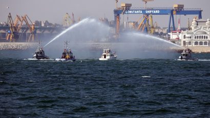 CONSTANȚA: Ziua Marinei Române, sărbătorită printr-un amplu exercițiu naval