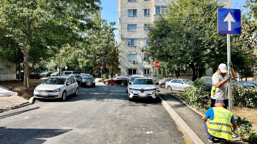 CONSTANȚA: Noi reguli de circulație pe aleea Hortensiei din cartierul Tomis Nord
