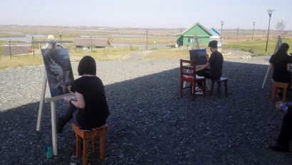 TULCEA: Se încheie Tabăra de Sculptură și Pictură DeltArt Camp