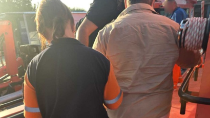 TULCEA: Intervenție ARSVOM. Marinar cu probleme medicale transportat la spital