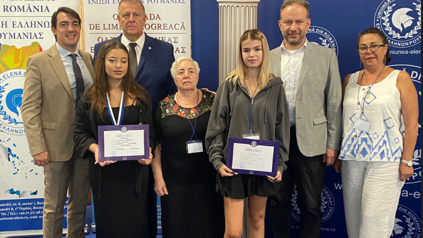Două eleve din CONSTANȚA, premiate la Olimpiada Internațională a Elenismului