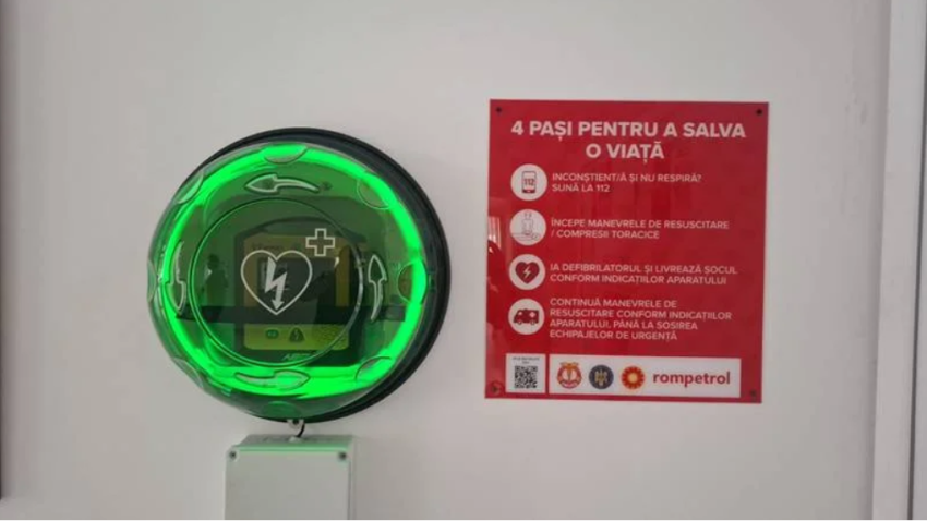 Județul CONSTANȚA: Cinci defibrilatoare semi-automate au fost instalate în locuri publice