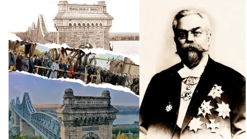 130 de ani de la inaugurarea Podului Anghel Saligny de la Cernavodă