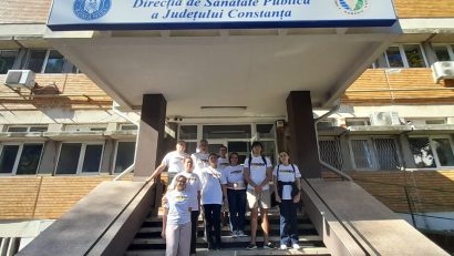 Angajații Direcției de Sănătate Publică din Constanța se alătură Direcției Județene pentru Tineret și Sport în activitățile de promovare a mișcării