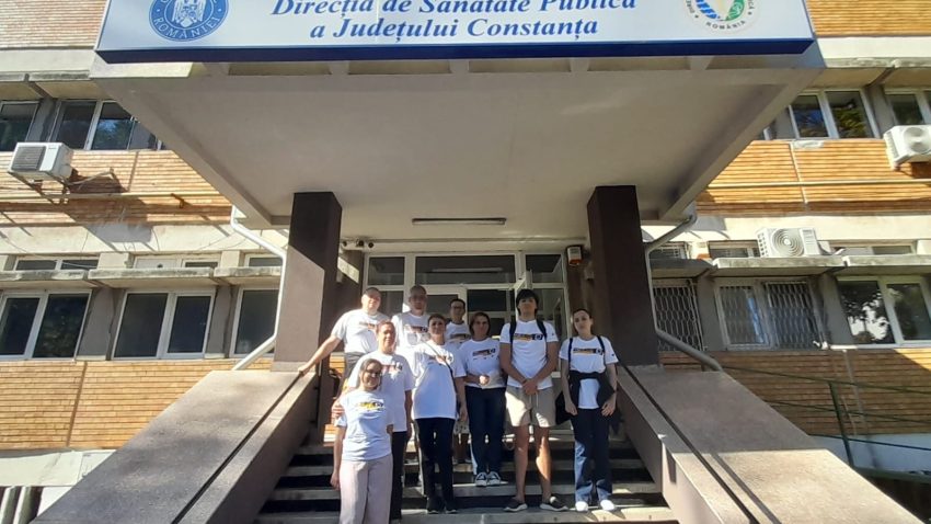 Angajații Direcției de Sănătate Publică din Constanța se alătură Direcției Județene pentru Tineret și Sport în activitățile de promovare a mișcării