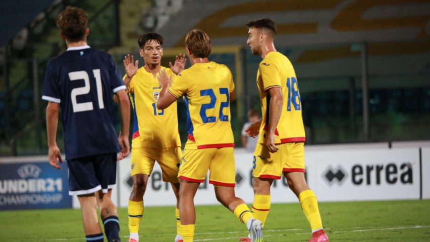 România U21 a obținut prima victorie în preliminariile CE de fotbal 2027