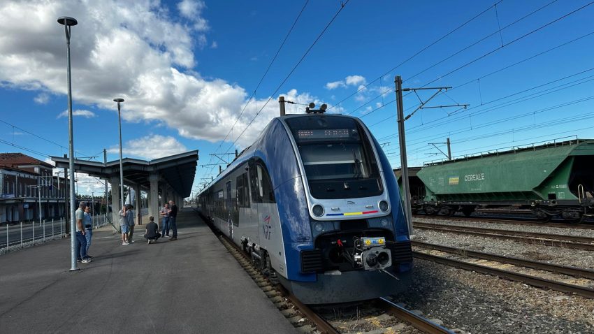 Primul tren PESA testat pe Magistrala 800 București – Constanța