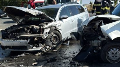 Accident rutier grav la Negru Vodă: 6 victime, între care doi copii, transportate la spital