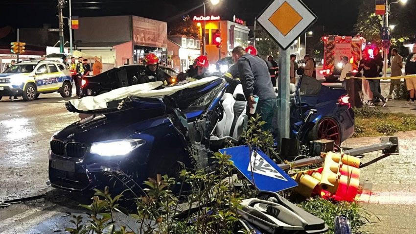CONSTANȚA: Un accident cu patru victime a avut loc la intersecția bulevardului Mamaia cu strada Ion Rațiu