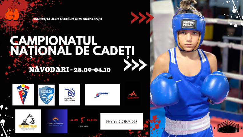 Campionatul Național de box pentru cadeți este programat la Năvodari