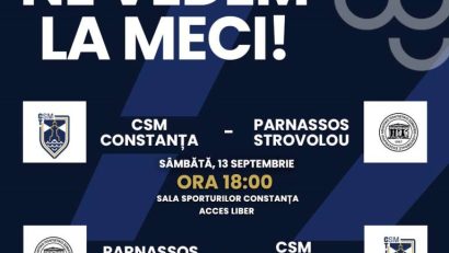 Meciuri europene pentru handbaliștii de la CSM Constanța