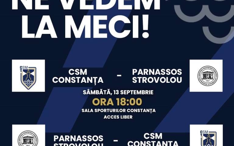 Meciuri europene pentru handbaliștii de la CSM Constanța