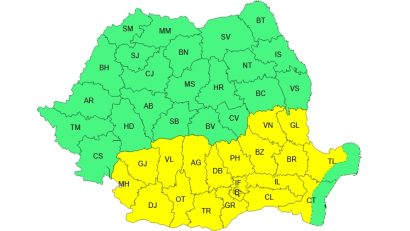 Avertizare de caniculă extinsă și prelungită