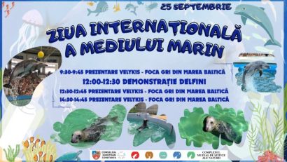 CONSTANȚA: Ziua Internațională a Mediului Marin la Complexul Muzeal de Științe ale Naturii