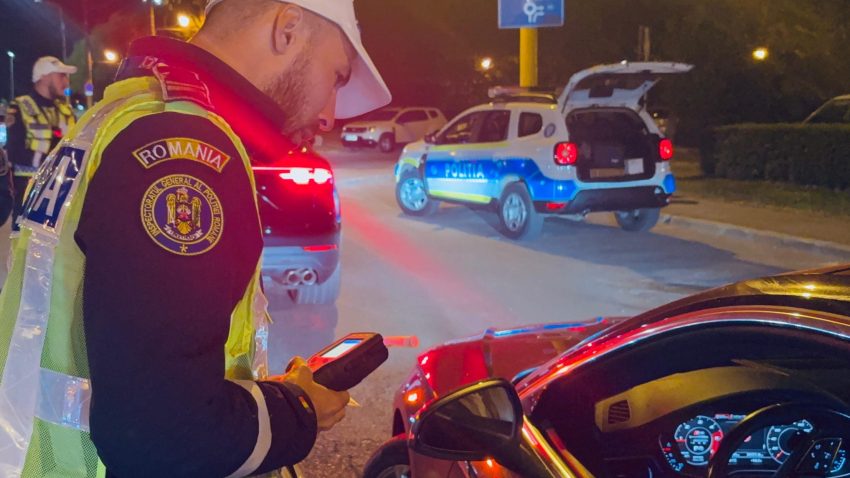 Județul CONSTANȚA: Minor fără permis și șofer băut, depistați la volan